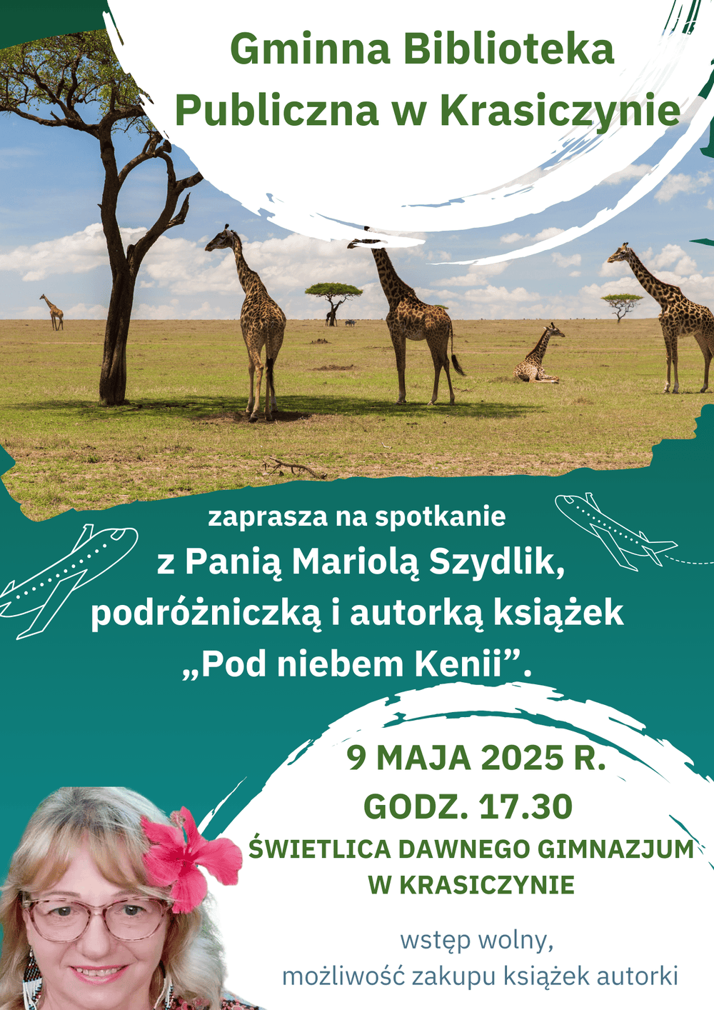 Blue and Green brush Nature Travel Promotional Poster 1 1
