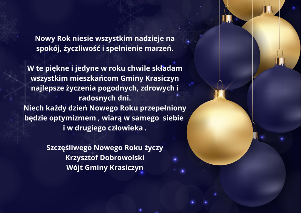 Drodzy Mieszkańcy Gminy krasiczyn 1