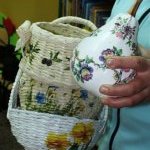 Warsztaty rękodzielnicze z wikliny papierowej i decoupage 2018